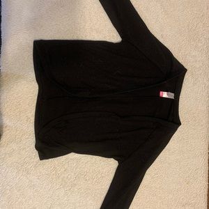 Black cardigan